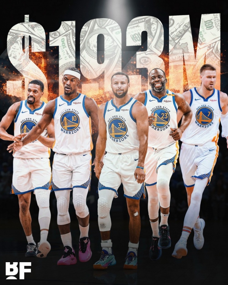 赛事比分-8名大将缺席！勇士今日缺阵球员薪资达1.93亿 占全队薪水的93%！